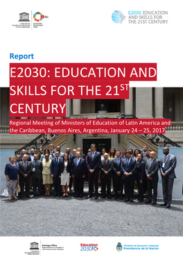 E2030: Education and Skills for the 21 Century