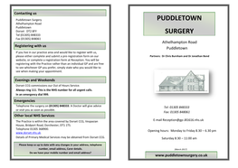 Puddletown Surgery