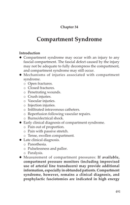 Compartment Syndrome