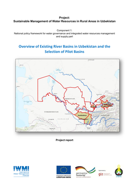 Overview of Existing River Basins in Uzbekistan and the Selection of Pilot Basins