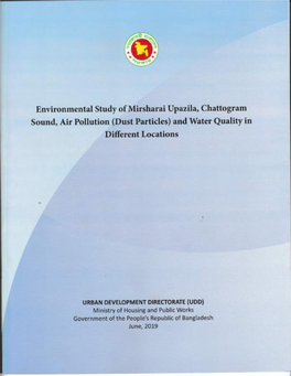 Environmental Study of Mirsharai Upazila, Chattogram Different