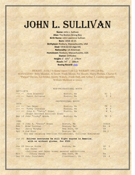 John L. Sullivan Name: John L