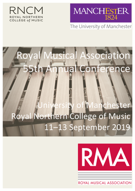 RMA Conference Provisional Prog June 2019 Chairs