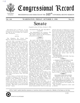 Senate Section