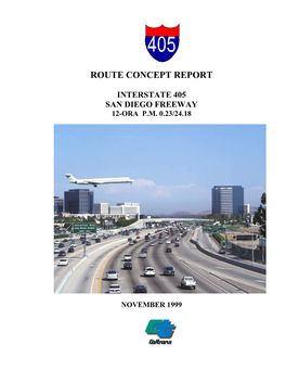 Route Concept Report