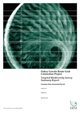 Biodiversity Survey Summary Report