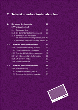 Television and Audio-Visual Content Communications Market Report 2017 - United Kingdom