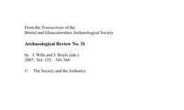 Archaeological Review No. 31 by J