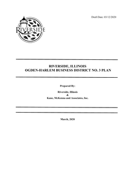 Riverside, Illinois Ogden-Harlem Business District No. 3 Plan