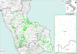 Sources: Esri, USGS, NOAA Negativo Province Comuni