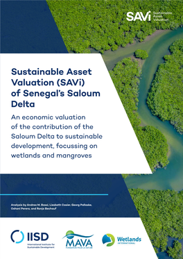 Sustainable Asset Valuation (Savi) of Senegal's Saloum Delta | Brochure