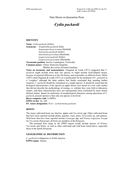 Data Sheets on Quarantine Pests