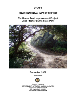 ENVIRONMENTAL IMPACT REPORT Tin House Road Improvement