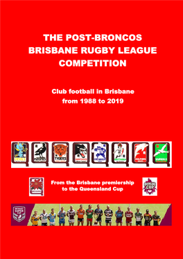 The Post-Broncos Brisbane Rugby League Competition