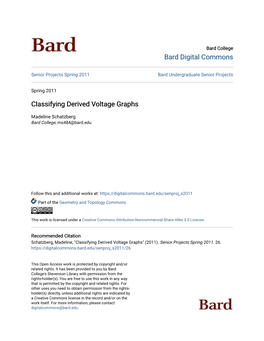 Classifying Derived Voltage Graphs