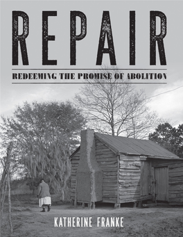 Repair: Redeeming the Promise of Abolition