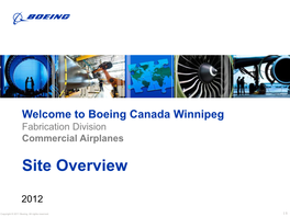 Boeing Winnipeg Opens