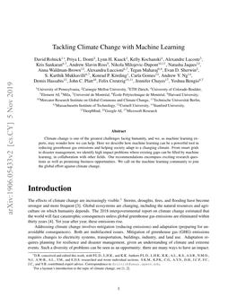 Tackling Climate Change with Machine Learning