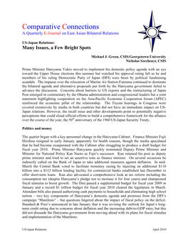 Comparative Connections a Quarterly E-Journal on East Asian Bilateral Relations