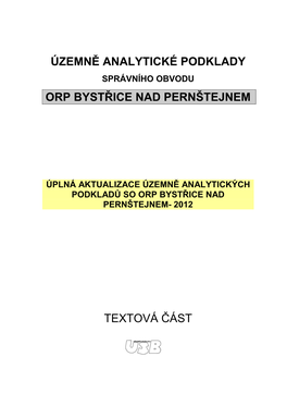 Bystřice UAP Úplná Aktualizace 2012