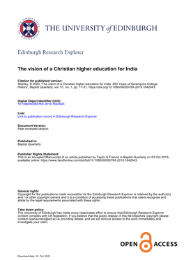 Edinburgh Research Explorer