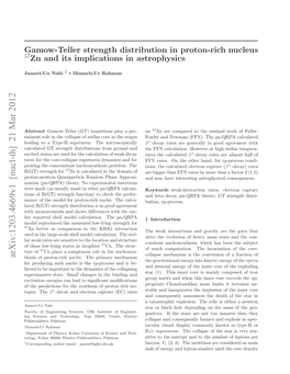 Gamow-Teller Strength Distribution in Proton-Rich Nucleus $^{57} $ Zn And
