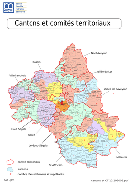 Cantons Et Comités Territoriaux