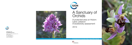 A Sanctuary of Orchids a Protected Area on Holcim Land, Lebanon a Biodiversity Assessment 2014