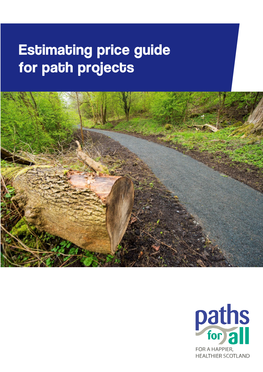 Estimating Price Guide for Path Projects