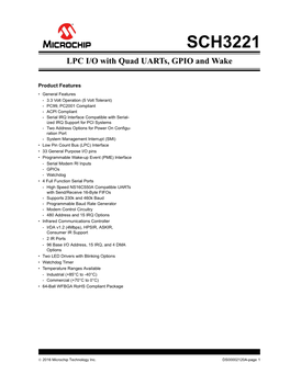 SCH3221 Data Sheet