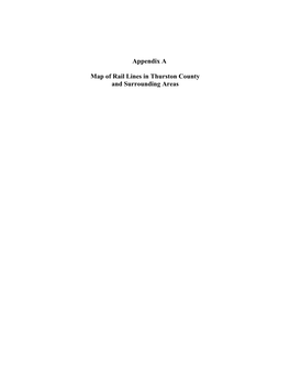 Rail Lines in Thurston County and Surrounding Areas WORKING DRAFT - DECEMBER 2004