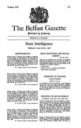 The Belfast Gazette