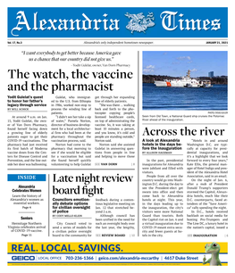 The Watch, the Vaccine and the Pharmacist Yodit Gulelat’S Quest Gulelat, Who Immigrat- Get Through Her Expanding to Honor Her Father’S Ed to the U.S