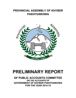 Provincial Assembly of Khyber Pakhtunkhwa