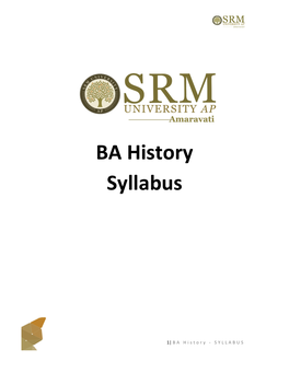 BA History Syllabus