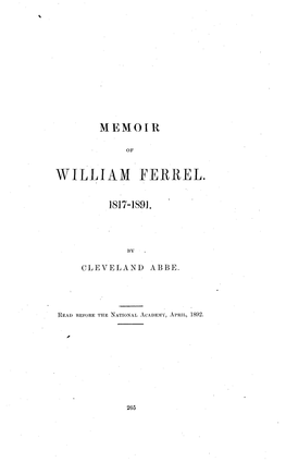 William Ferrel