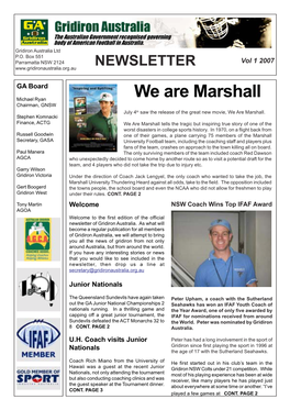 GA Newsletter 1 2007