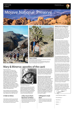 Mojave National Preserve Issue 11 / Spring 2007