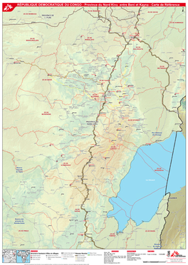 Province Du Nord Kivu Entre Beni Et Kayna - Carte De Référence Makumbu Kakia
