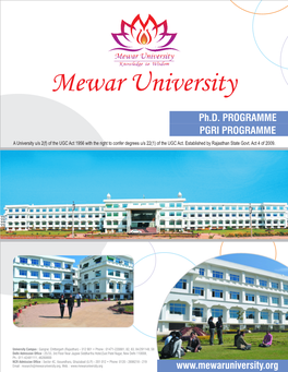 Mewar University DEC 12