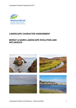 Landscape Character Assessment Moray & Nairn Landscape Evolution and Influences