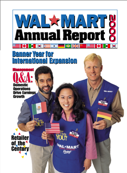 2000 Annual Report Banneryear for International Expansion Management Q&A: Q&A:Domestic Operations Drive Earnings Growth