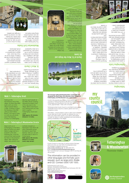 Fotheringhay and Woodnewton Walks