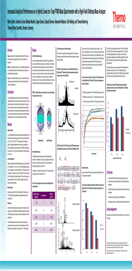 Increased Analytical Performance on a Hybrid Linear Ion Trap-FTMS