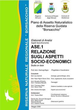 Ase.1 Relazione Sugli Aspetti Socio-Economici