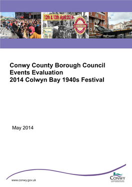 Colwyn Bay 1940S Evaluation Report 2014