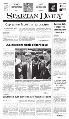 Spartan Daily (April 11, 2011)