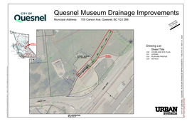 705 Carson Ave, Quesnel, BC V2J 2B6 Drawing List Sheet Title