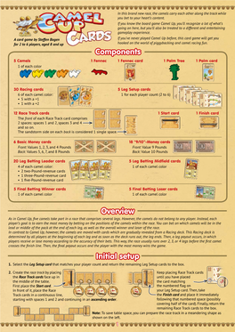 Camel up Cards Rules