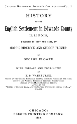 English Settlement in Edwards County IL 1